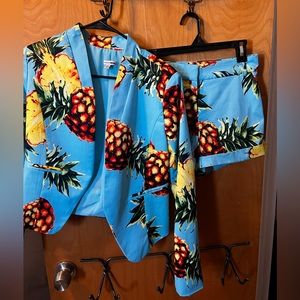 Pineapple 2-piece suit set